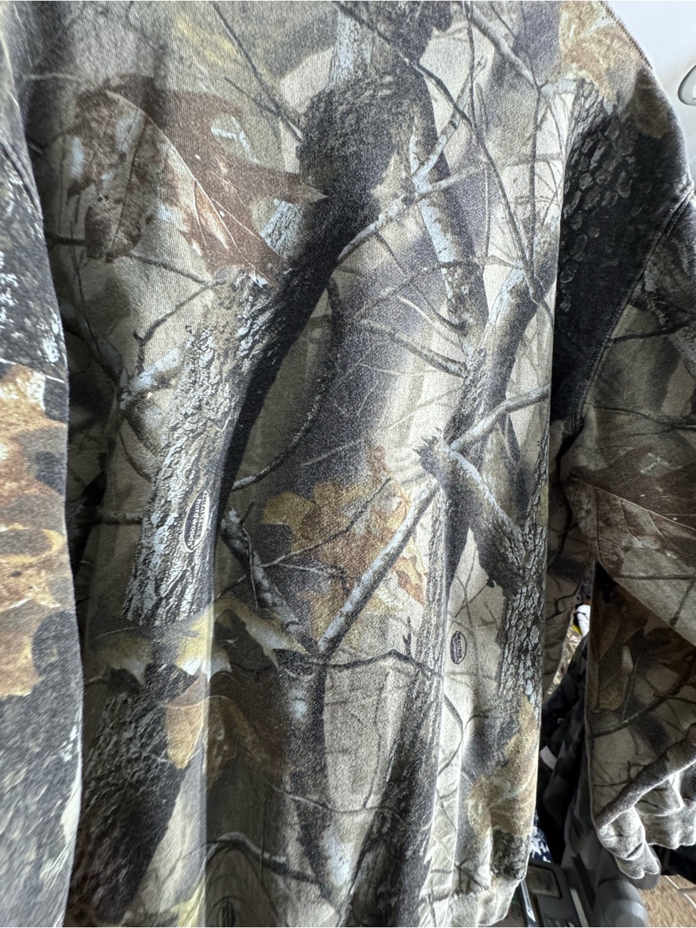 Outfitter Ridge Camo Sweatshirt- Outdoor Hunting/ Casual Camo Crewneck